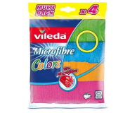 Akcesoria do sprzątania VILEDA Sciereczka microfibra Colors 4 szt.